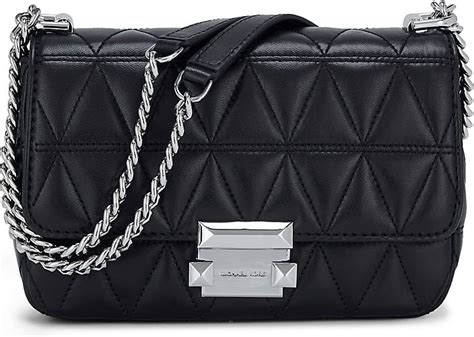 michael kors tasche schwarz silber|michael kors tasche damen.